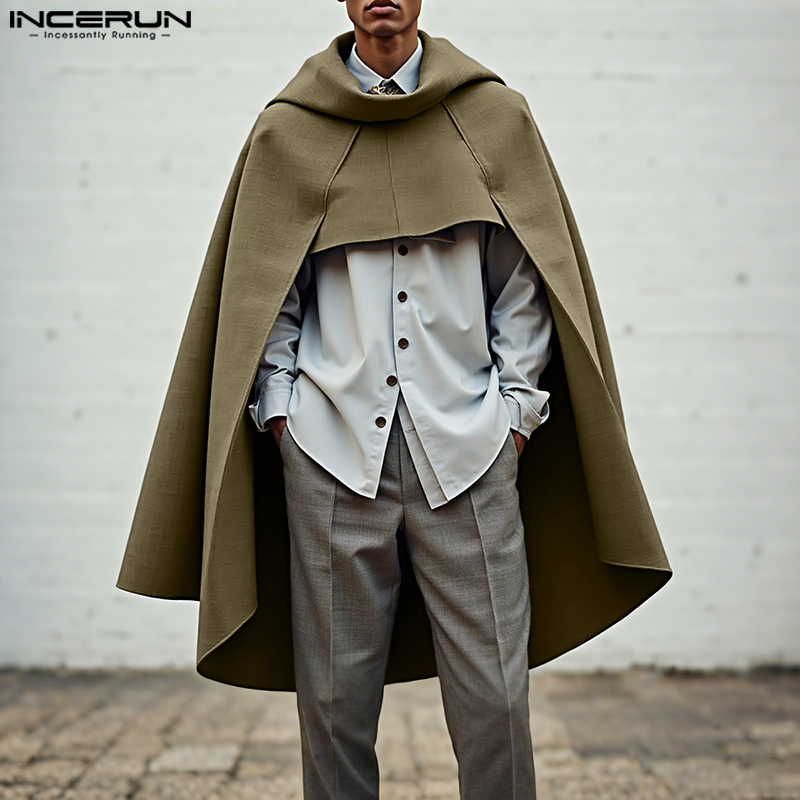 INCERUN, capa para hombre, Col - Mens Fashion Poncho reseña y precio