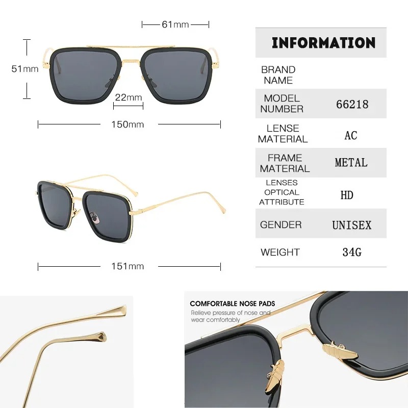 Gafas de Sol Steam Punk Tony S - Men'S Fashion Glasses reseña y precio
